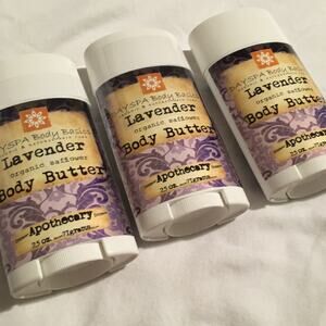 (3) Dayspa Body Basics 2.5 oz(each) Lavender Body Butter Organic Safflower